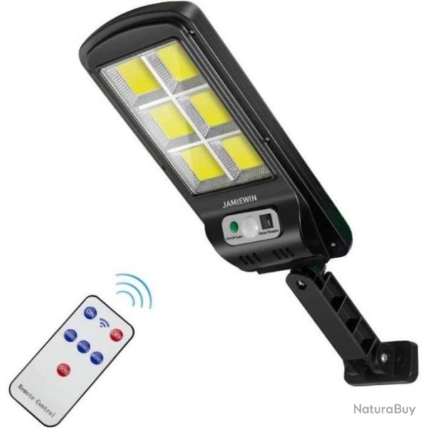 Lampe Lumi�re Solaire Ext�rieure 800W 6COB D�tecteur de Mouvement 3 Modes IP65