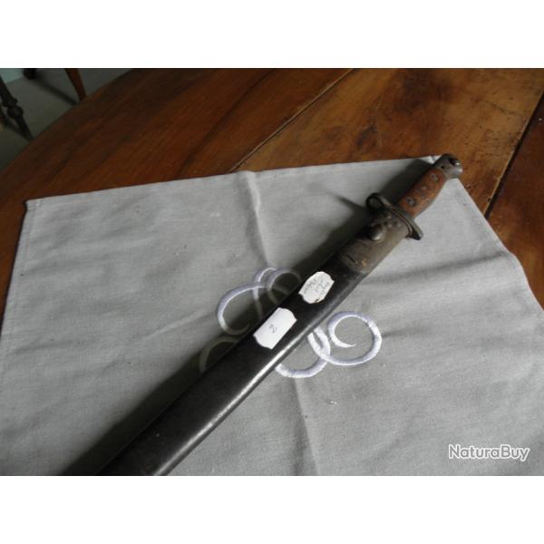 N� 2 ba�onnette Anglaise mod�le 1907