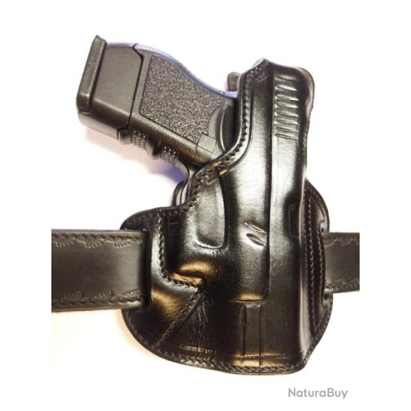 ETUI CUIR GALET  G26 (fabrication artisanale fran�aise)