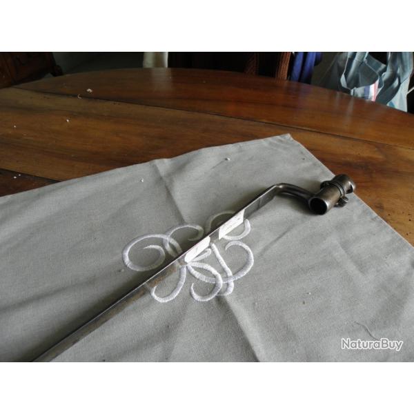 N� 9  ba�onnette Fran�aise � douille mod�le 1822