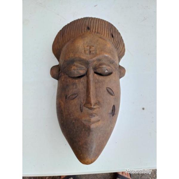 Masque Africain Bois des Ann�es 50