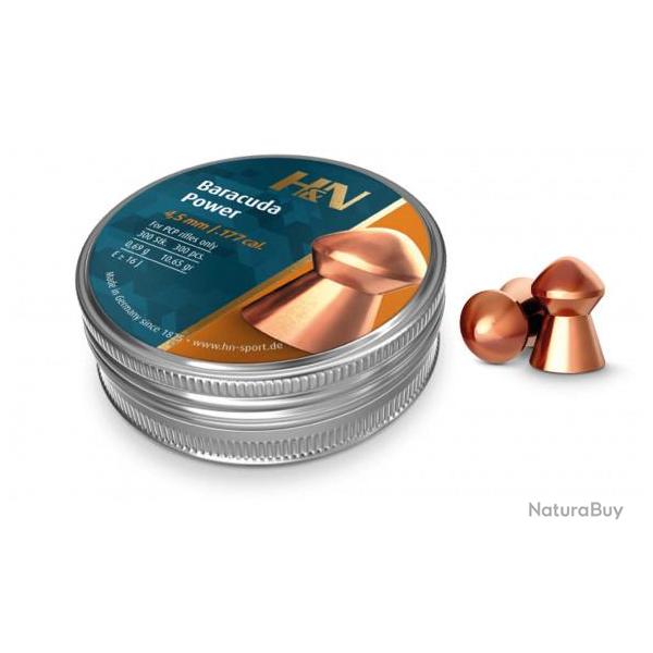 Plomb 4,5 mm H&N Baracuda Power