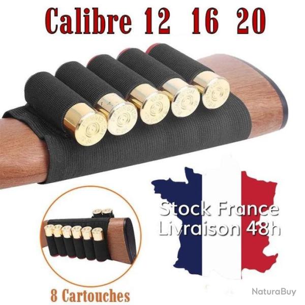 Manchon cartouchi�re 8 emplacements calibre 12 16 20 - Envoi rapide depuis la France