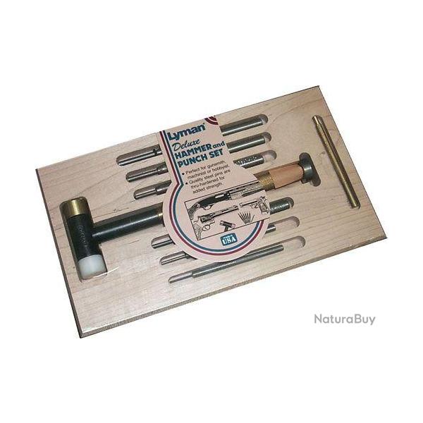 Kit Deluxe Marteau et chasses goupilles Lyman-DELUXE HAMMER & PUNCH SET #7031298