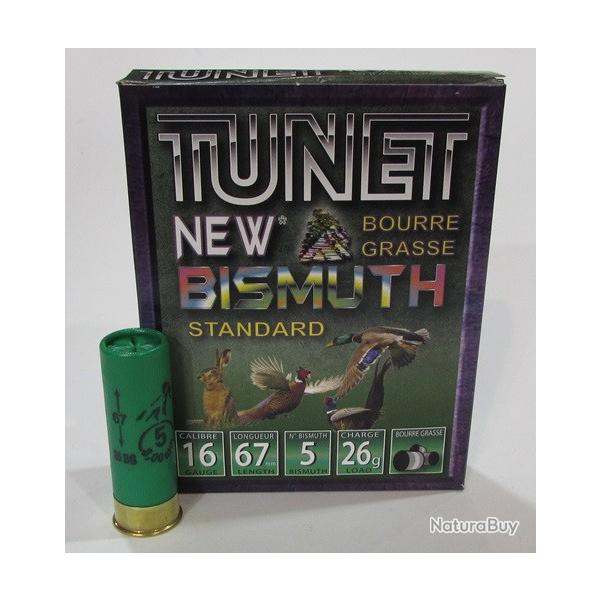 boite 10 cartouches calibre 16/67 Tunet Bismuth n� 5 BG