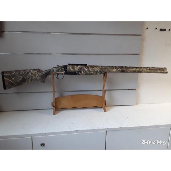 8666 : FUSIL LUGER CANARDOUZE  312 TRIPLE CANON! CAMO  CAN 81 CM CH 89