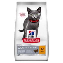 HILLS FELINE KITTEN STERILISED POULET 3KGS
