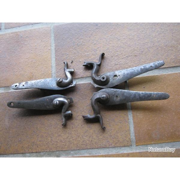 LOT DE PLATINES DE FUSIL DE CHASSE