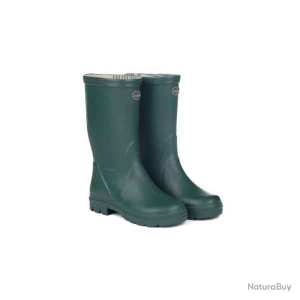 Bottes pour enfants Le Chameau - Doubl�es jersey - 32 / Vert fonc�