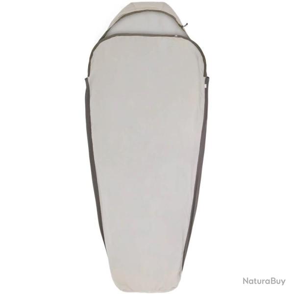 Drap de couchage en soie Sea to Summit Silk Blend Liner Mummy Compact