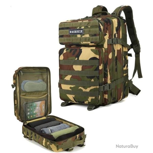 Sac � Dos Militaire Tactique Arm�e Molle 40L Chasse Randonn�e P�che Camping Trekking For�t
