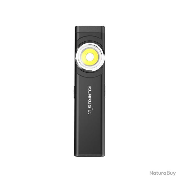 Lampe rechargeable � double source de lumi�re E5 - 470 lumens - noir