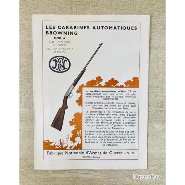 Notice BROWNING SMOKELESS mod�le A