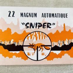 Brochure Publicitaire SIDNA - SNIPER 22 MAGNUM