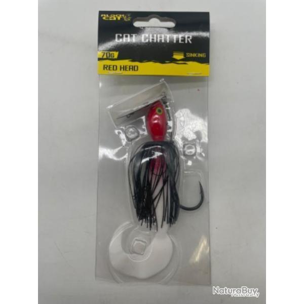 Cat Chatter Black Cat 70g Red Head