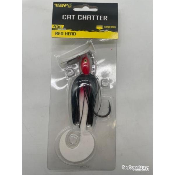 Cat Chatter Black Cat 45g Red Head