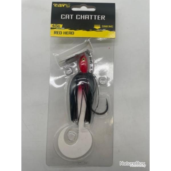 Cat Chatter Black Cat 45g Red Head