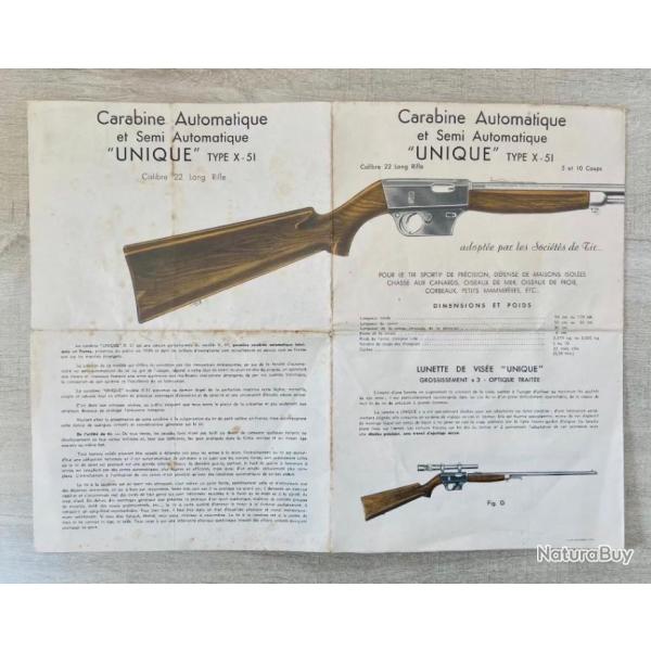 Notice UNIQUE mod�le X51 Occasion