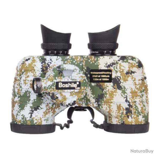Jumelles T�l�m�tre militaire BOSHILE 7X50 avec boussole Camouflage - LIVRAISON OFFERTE