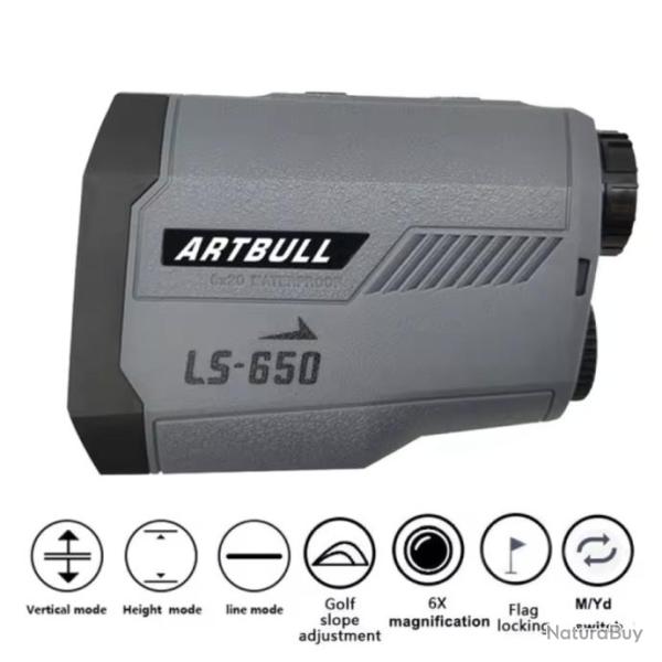 T�l�metre laser CHASSE 650m, distance m�tre � broche de pente,