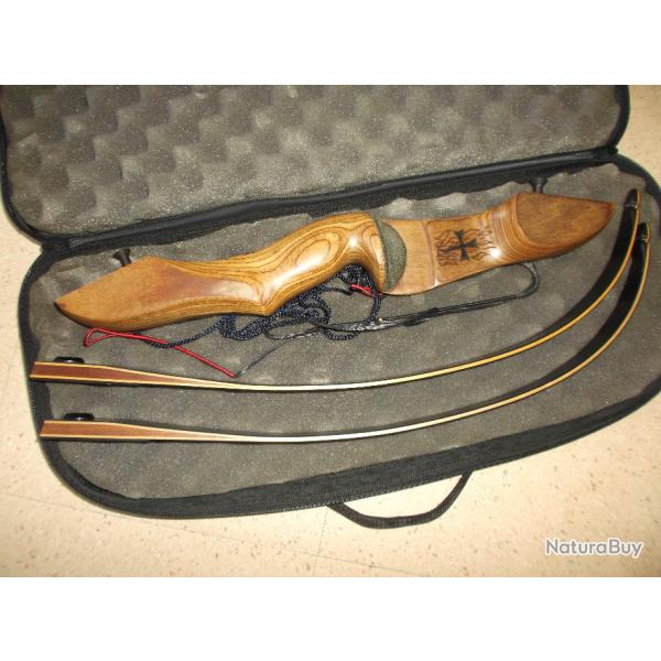 Arc de chasse recurve d�montable Samick 62 pouces 45lbs (droitier)