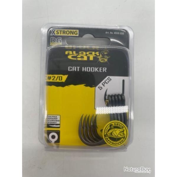 Cat Hooker 2/0 Black Cat