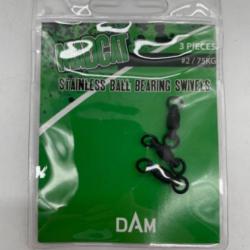 Stainless Ball Bearing Swivels MadCat Taille 2