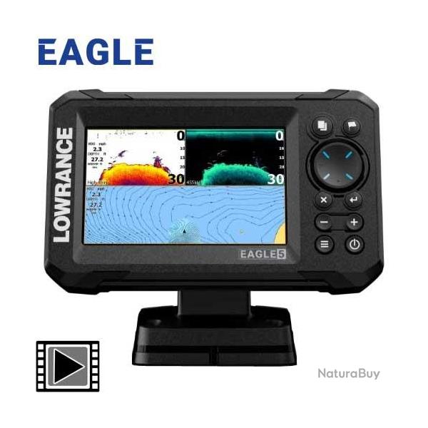 Sondeur GPS Lowrance Eagle 5 Sonde TA HDI 83/200kHz