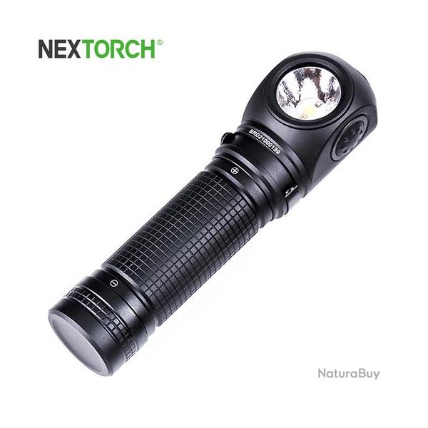 Lampe angle droit multifonctions Nextorch P10 1400 Lumens lumi�re rouge et bleue