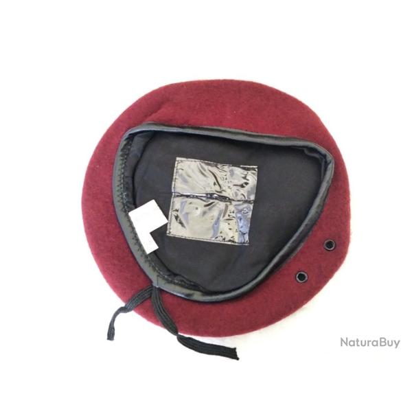 Bret de fabrication franaise couleur amarante - Tour de tte 57 (4a.)