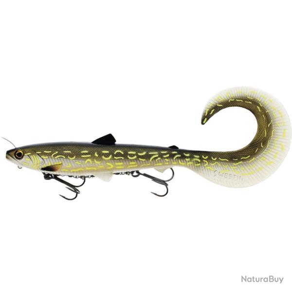Leurre Souple Westin Bullteez Curltail Inline RNR 33cm Natural Pike 230g 33cm