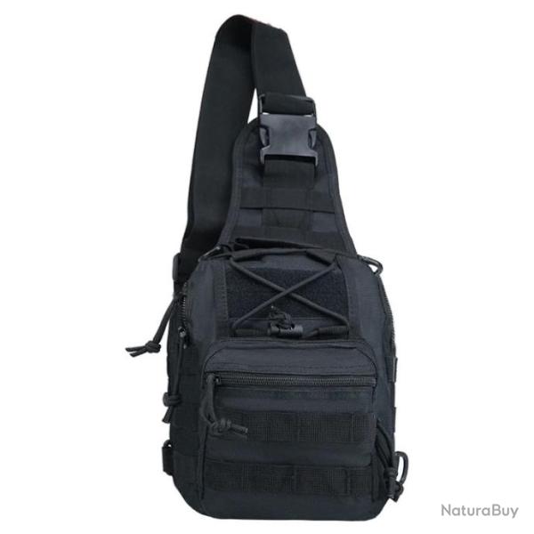 Sac de poitrine tactique Molle � bandouli�re �tui pistolet, chasse, randonn�e, camping et cyclisme