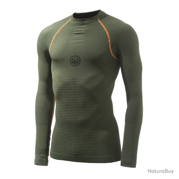 T-shirt Beretta Body Mapping 3D - Manches longues / Vert / S-M