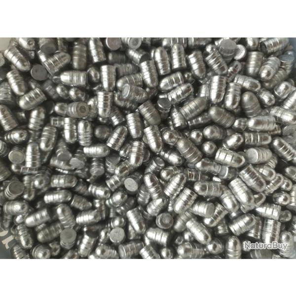 200 Plombs slug 3g, cal25, 6.35 PCP air comprim�, Huben, Crosman, FX, Arth�mis, Stoeger, Benjamin