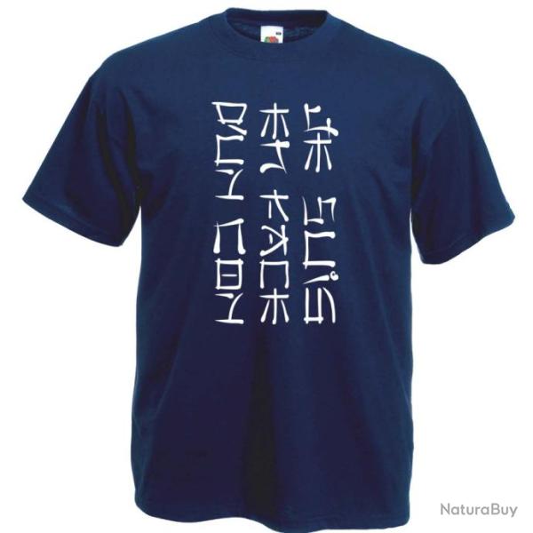 T-SHIRT - Je suis en face d'un con - �criture Japonnaise Chinoise  Kanji -  Humour Id�e cadeau no�l