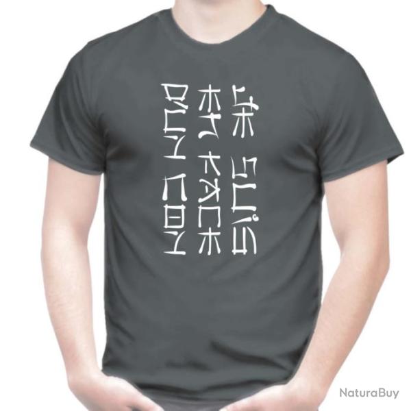 T-SHIRT - Je suis en face d'un con - �criture Chinoise Japonnaise Kanji - Id�e cadeau no�l Humour