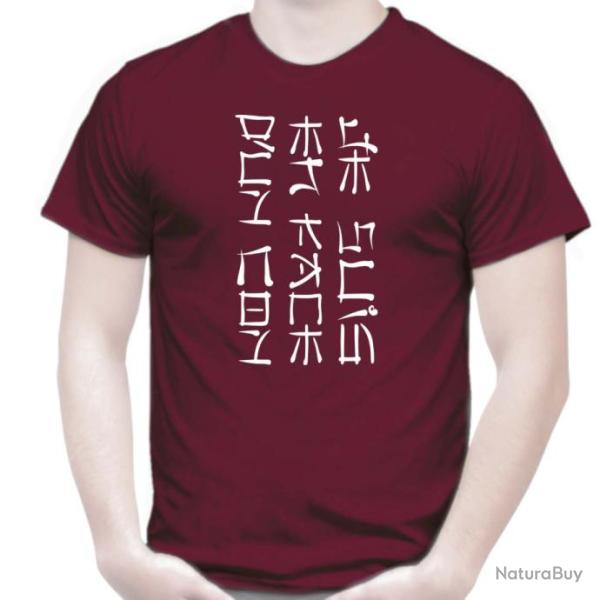 T-SHIRT - JE SUIS EN FACE D'UN CON - Humour Asie �criture Chinoise Japonnaise Kanji Id�e cadeau no�l