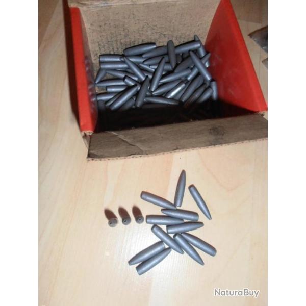 80 ogives HORNADY 75 gr HPBT moly  - 224- 5.56 -  222 rem, 222 rem mag ,22-250......