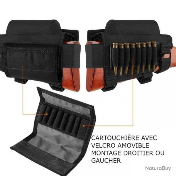 BUSC DE CROSSE DROITIER OU GAUCHER AVEC CARTOUCHI�RE - NOIRE - LIVRAISON GRATUITE !!