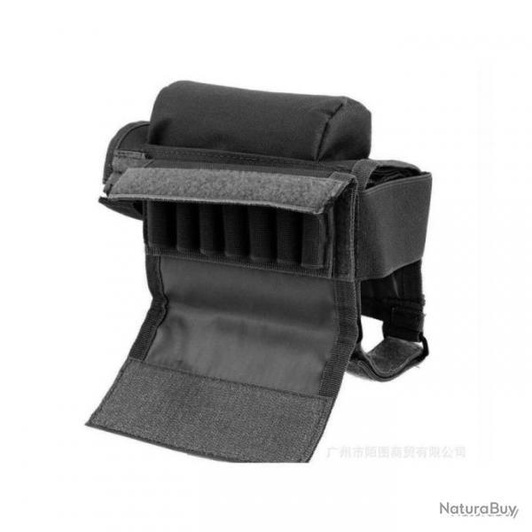 BUSC DE CROSSE GAUCHER OU DROITIER AVEC CARTOUCHI�RE - NOIR TAN KAKI - LIVRAISON OFFERTE !!