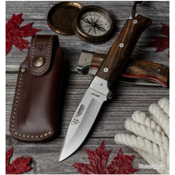 Couteau CUDEMAN mt-4 384-GF manche noyer 21.5cm + �tui en cuir