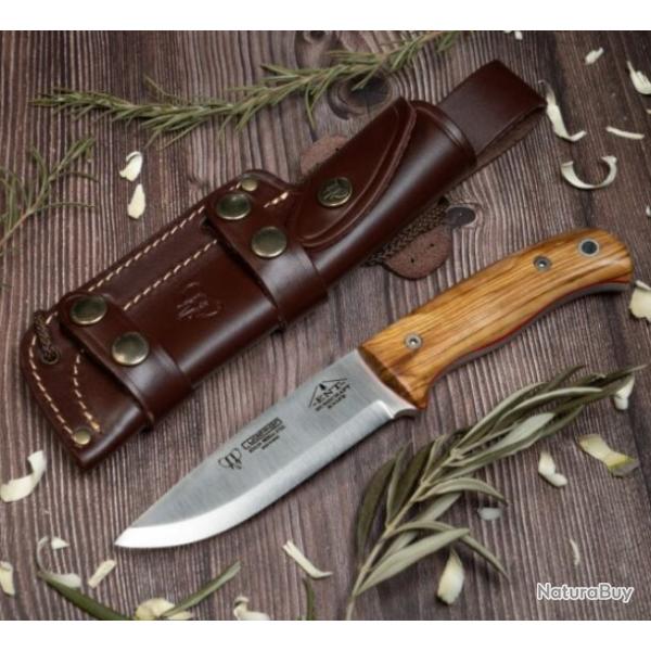Couteau CUDEMAN ent 158-L manche olivier 23.5cm + �tui