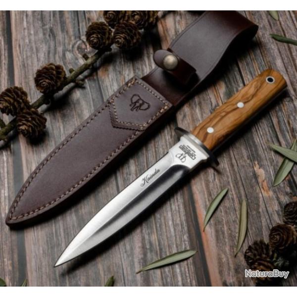 Couteau CUDEMAN kainda 261-L manche olivier 28cm + �tui