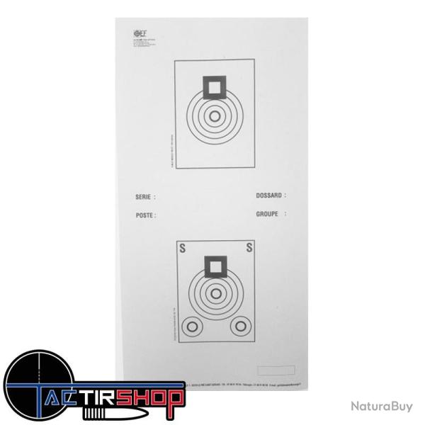 Cible Papier BENCH REST 100 M�tres pour r�glages