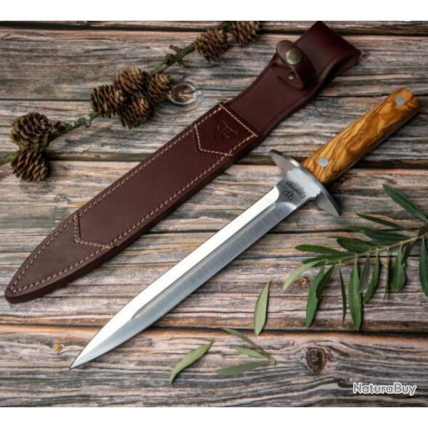 Dague CUDEMAN 113-L manche olivier 37cm + �tui