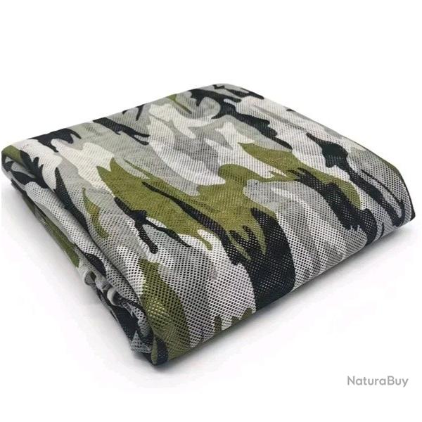 FILET TISSU DE CAMOUFLAGE SP�CIAL CHASSE 1,5 X 5 n�1