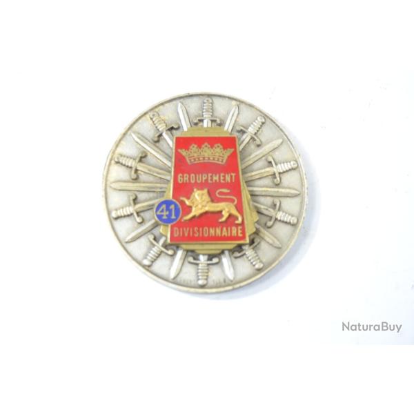 M�daille de table 41 groupement divisionnaire 41e GD