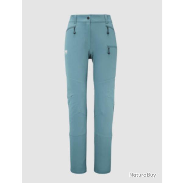 Pantalon Randonn�e Femme Millet "ALL OUTDOOR XCS200 PANT W" 38 Bleu Vert