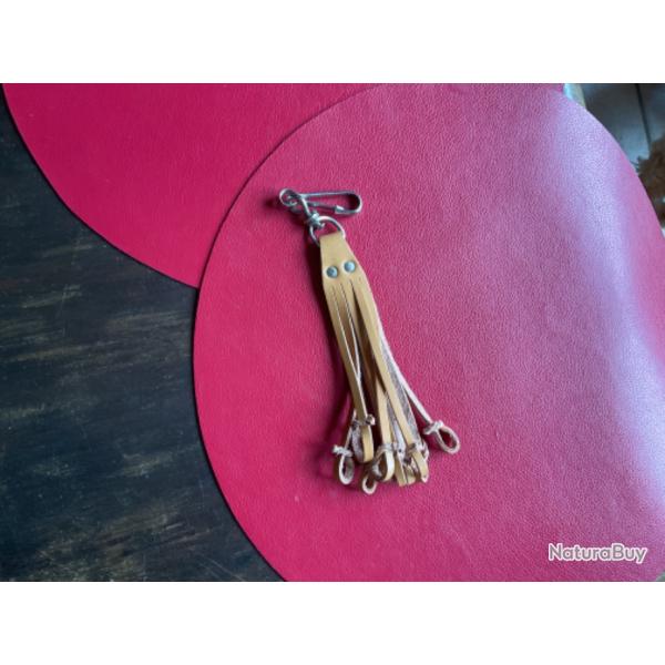 Porte gibier neuf en cuir marron clair, pas de prix de r�serve