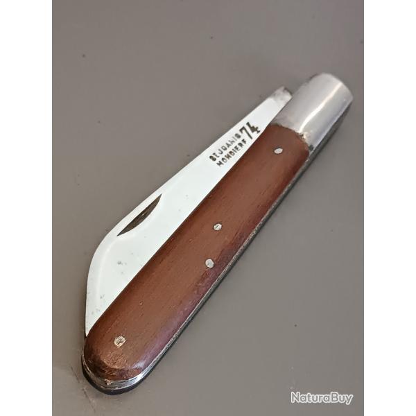 ANCIEN COUTEAU LANGRES, ST JOANIS MONDIERE, THIERS, XX�me, manche en PALISSANDRE.